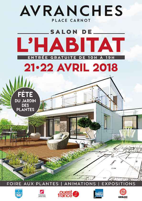 affiche salon de l'habitat avranches 2018