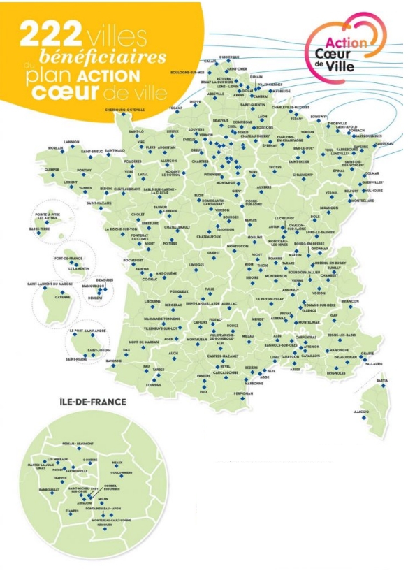 Carte coeur de ville